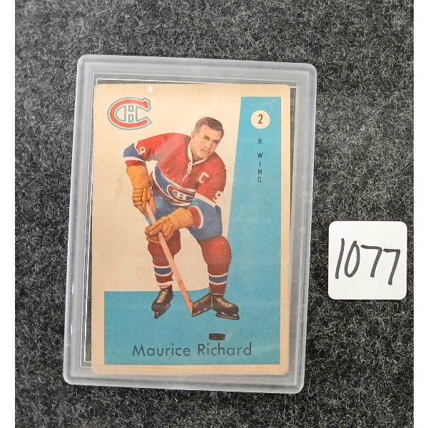 1959/60 #2 MAURICE RICHARD MONTREAL CANADIENS - PARKHURST HOCKEY CARD