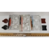 Image 2 : LOT OF 3 - FOUNTAIN PEN SETS - INCL PENS, TIPS, INK WELLS & GLASS TRAYS