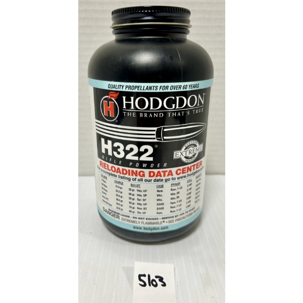 POWDER: 1 LB HODGDON H322