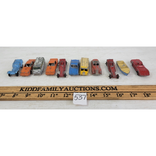 LOT OF 11 - BUDGIE, TOOTSIE & LESNEY TOYS DIECAST CARS