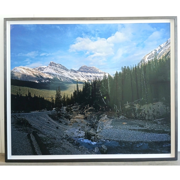 "MOUNTAINS, TREES, RIVERS AND CLOUDS" BY MELVILLE MCLEAN - FRAMED C-PRINT