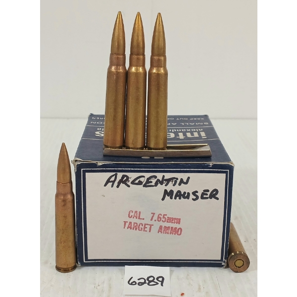 AMMO: 50X 7.65 ARGENTINE MAUSER