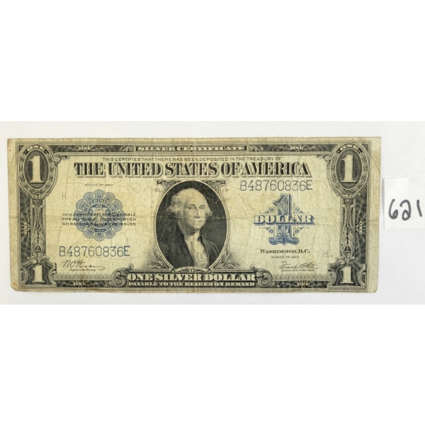 1923 U.S. $1 HORSE BLANKET - SILVER CERTIFICATE