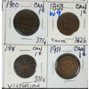 Image 4 : LOT OF 26 - 1859-1915 1 CENT COINS