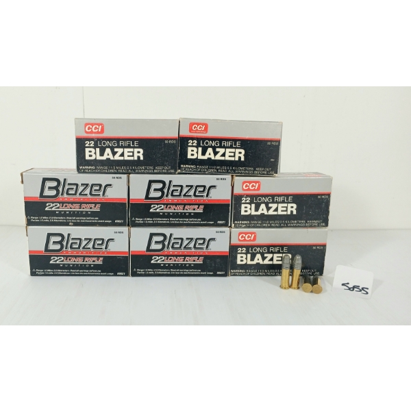 AMMO: APPROX 400X BLAZER .22 LR - 40GR