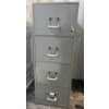 Image 2 : FIRE RETARDENT FILE CABINET - 4 DRAWER - 20 X 30 X 54 INCH - W/ KEY