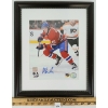 Image 1 : MICHAEL BOURNIVAL - MONTREAL CANADIENS AUTOGRAPHED PHOTO - FRAMED