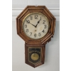 Image 1 : 1911 NEW HAVEN "ERIE" LONG DROP REGULATOR WALL CLOCK
