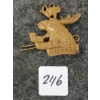Image 1 : WWI CDN 4 C.M.R.R. OVERSEAS CAP BADGE 
