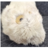 Image 7 : RABBIT FUR WHITE OWL DOLL