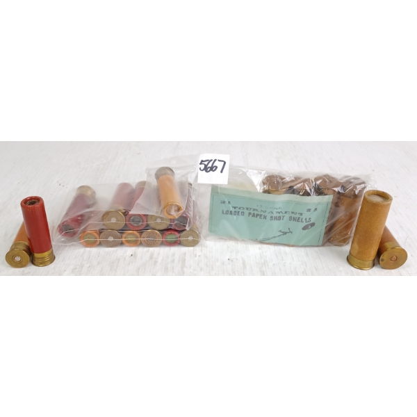 AMMO: 20X MIXED 10 & 20GA - 2-1/2IN - #5 & SLUG SHOT