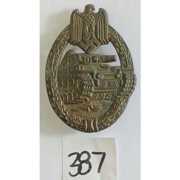 WWII GERMAN PANZER ASSAULT BADGE