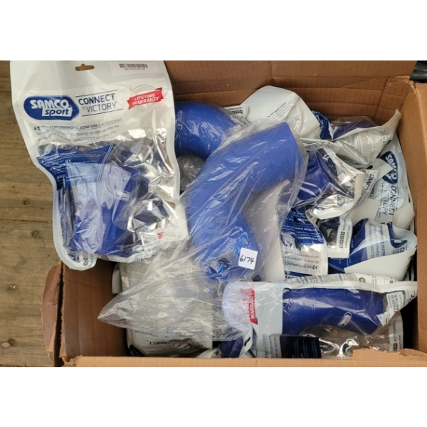 QTY OF SILICONE HOSES - INCL ELBOWS AND REDUCERS