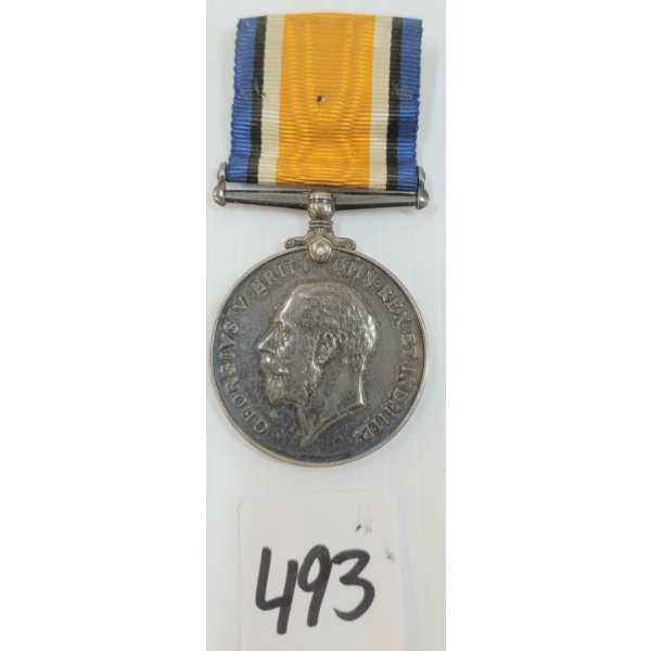 WWI MEDAL - 3039887 PTE. M.A. HALLAWELL CAN. CAV. BDE.
