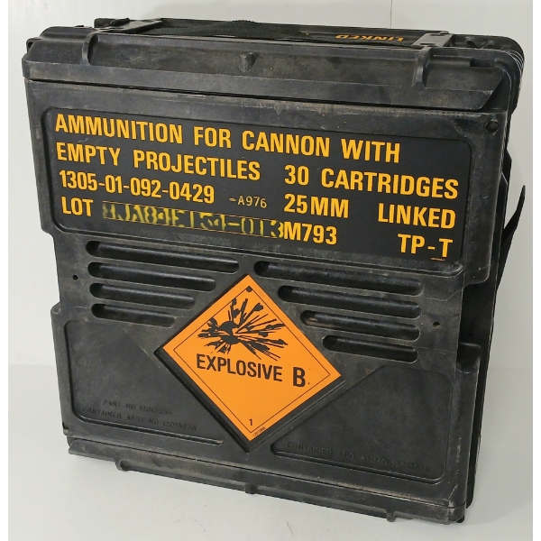 CANNON AMMUNITIONS CONTAINER