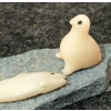 Image 2 : BIRD & FISH BY MAGGIE NAKOOLAK (PRS CDN ARTIST) - BONE & STONE