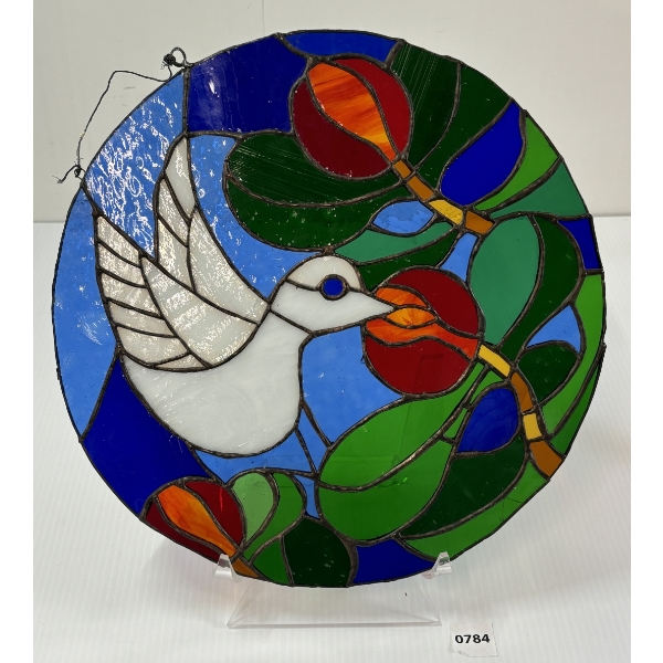 STAINED GLASS HANGING 