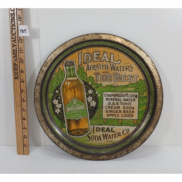 IDEAL'S AERATED WATERS TRAY - IDEAL SODA WATER CO.