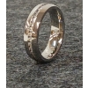 Image 1 : MEN'S PLATINUM PLATED & SIMULATED DIAMOND RING