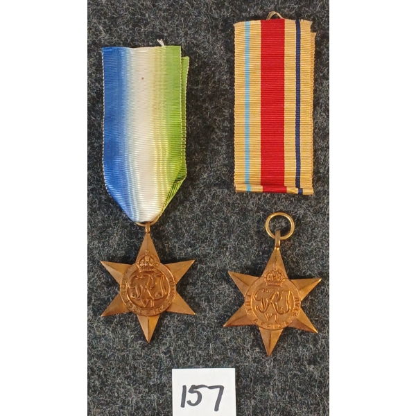 LOT OF 2 - ATLANTIC & AFRICA STAR MEDALS