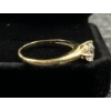 Image 3 : 14K GOLD PLATED SIMULATED DIAMOND CHANEL RING - NEW
