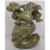 Image 4 : "DANCING WALRUSES" BY ILOOLOO INUTIQ - SIGNED - STONE & BONE