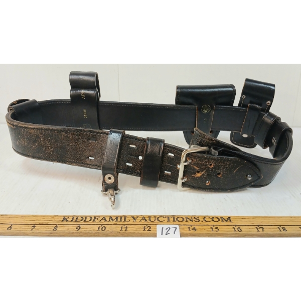 LEATHER TACTICAL / POLICE BELT