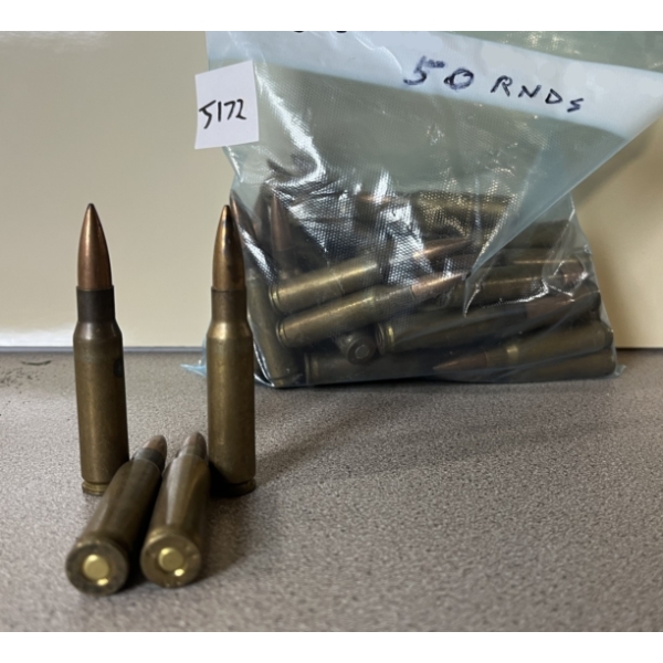 AMMO: APPROX 50X MIXED .308 MILITARY 
