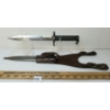 Image 1 : SWEDISH MODEL 1896 MAUSER BAYONET W/ SCABBARD & FROG