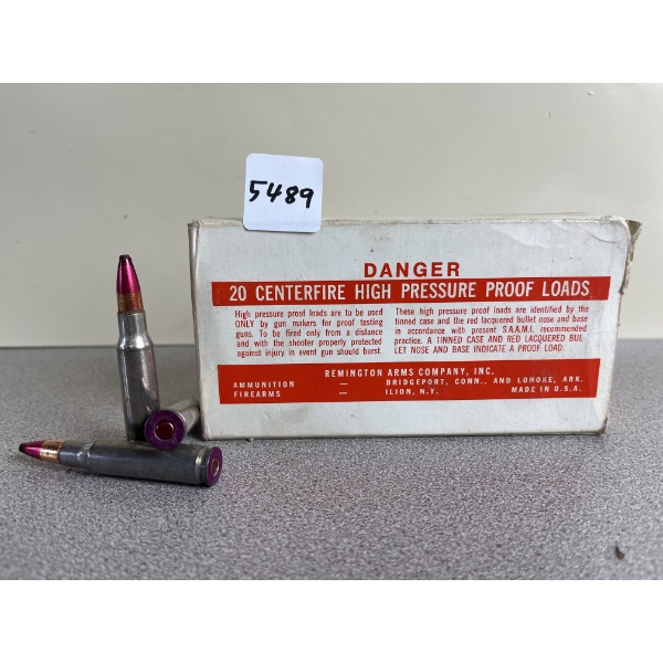 PROOF LOAD: 12X REMINGTON .308 WIN 