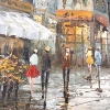 Image 2 : PARISIAN SCENE BY HENRY ROGERS - FRAMED OIL ON CANVAS