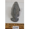 Image 5 : FISH W/ HUMAN FACE FIGURE - SIGNED - STONE