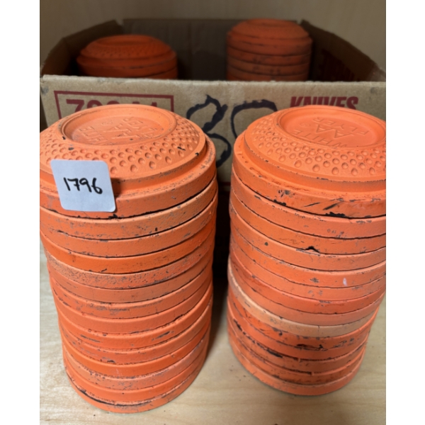 BOX LOT - APPROX 80 X CLAY SKEET TARGETS