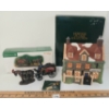 Image 1 : LOT OF 2 - DEPARTMENT 56 DEDLOCK ARMS & HORSE DRAWN HEARSE