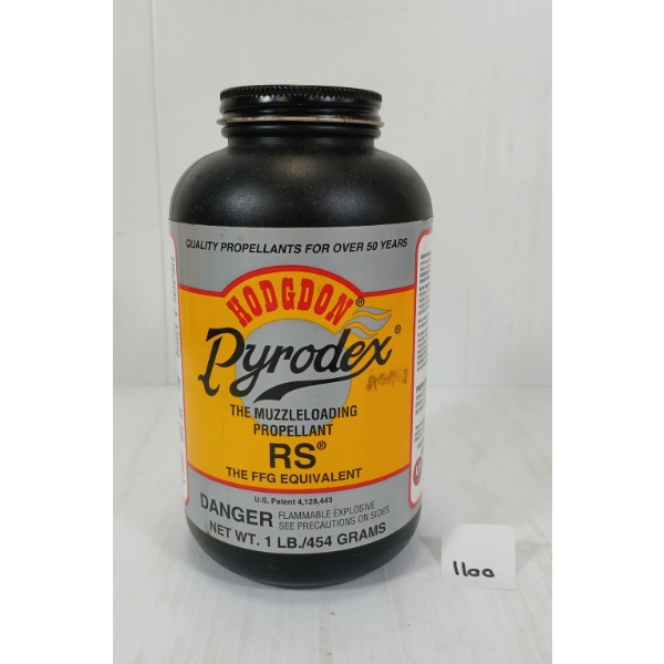 POWDER: HODGDON PYRODEX RS / FFG MUZZLEOADING PROPELLANT - 1LB
