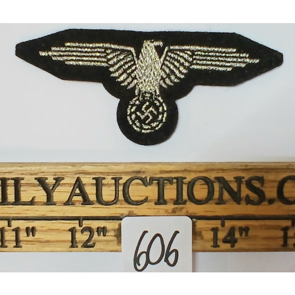 WWII GERMAN SS OFFICER EAGLE ARM PATCH