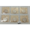 Image 2 : LOT OF 6 - CDN 50 CENT SILVER PCS - INCL 1940-1943 