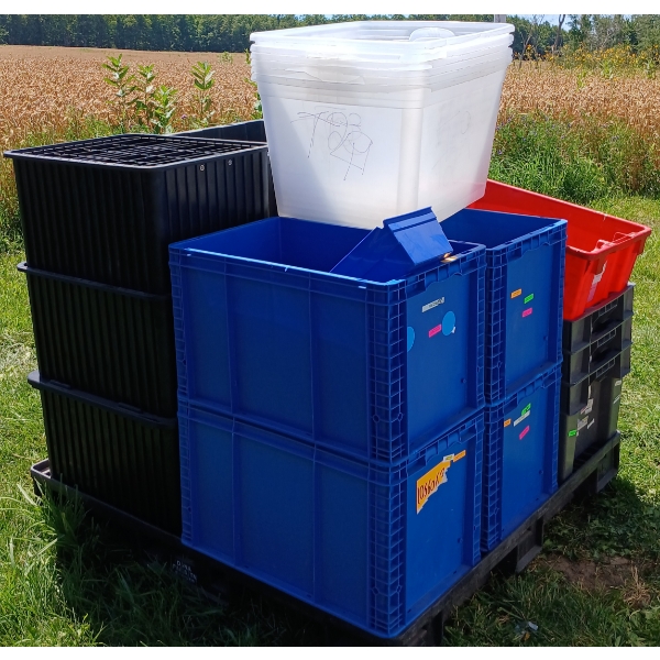 QTY OF MISC INDUSTRIAL BINS