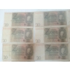 Image 2 : QTY OF 1929 GERMAN 20 REICHSMARK BANKNOTES