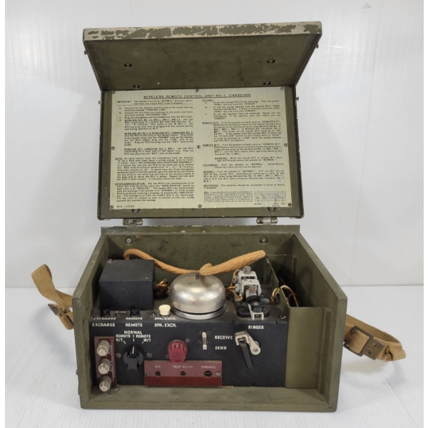 1945 DOMINION ELECTROHOME INDUSTRIES WIRELESS REMOTE CONTROL UNIT NO. 1