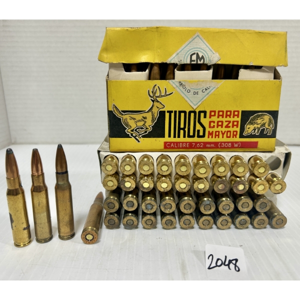 AMMO: 60X MIXED .308 WIN - 150 GR & 180 GR SP