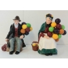 Image 2 : LOT OF 2 - 1954 ROYAL DOULTON "THE BALLOON MAN" & "THE OLD BALLOON SELLER" FIGURINES