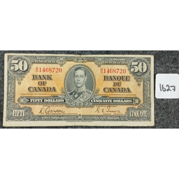 1937 CDN $50 BANKNOTE