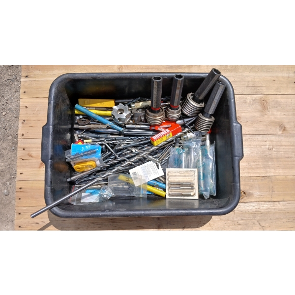 JOB LOT - DRILL BITS, TAPS & MILLS