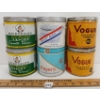 Image 1 : LOT OF 6 - TOBACCO TINS - INCL VOGUE & PLAYER'S