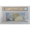 Image 1 : 2006 CDN $5 BANKNOTE - BCS GRADED - 3 DIGIT RADAR