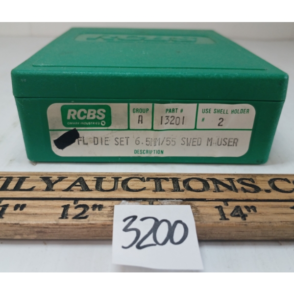 RCBS 6.5MM/55 SWED MAUSER F L DIE SET