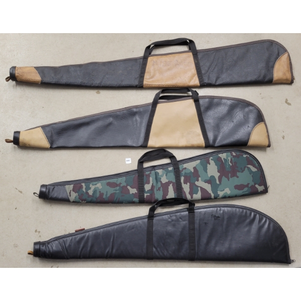 LOT OF 4 - SOFT GUN CASES - INCL EVERLITE & SAVANA 