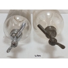 Image 7 : LOT OF 2 - MARCHANTS & DUKE'S - CLEAR ACID-ETCHED - SYPHON BOTTLES