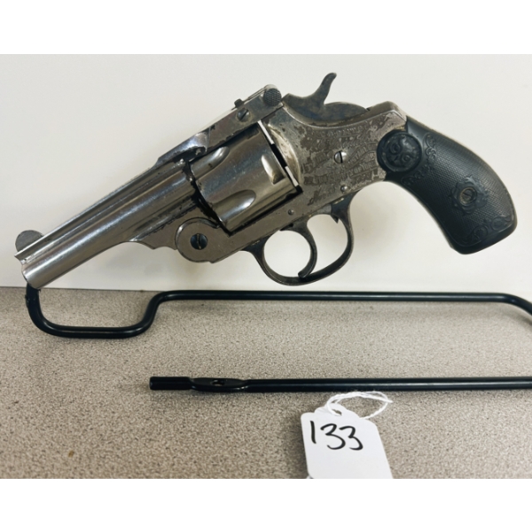 IVER JOHNSON DOUBLE ACTION TOP BREAK IN .38 S&W - PROHIB